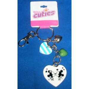  Disney Cuties Mickey and Minnie Mouse Charm Bag Clip 