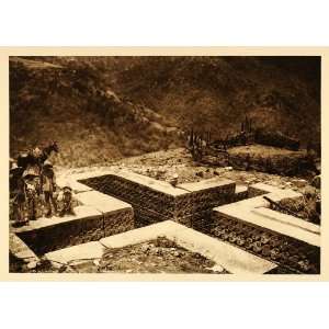  1925 Cruciform Structure Archaeology Mexico Hugo Brehme 