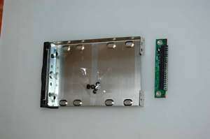 DELL LATITUDE CPx HDD CADDY + CONNECTOR + SCREWS 7568C  