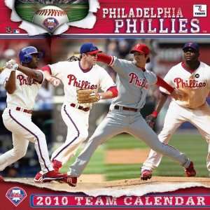 Philadelphia Phillies 2010 12x12 Team Wall Calendar 