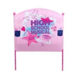 Disney High School Musical Movie Pink Fabric Head board Headboard Twin 