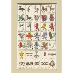   Symbols   Shoveller Seax et al. 12x18 Giclee on canvas