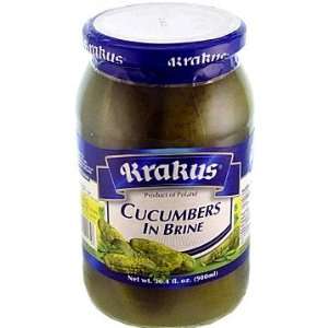 Krakus Cucumbers in Brine ( 887 Ml / 14 Grocery & Gourmet Food