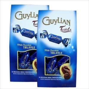 Guylian Indulgence   Milk Chocolate Truffle Twists, Set of 2  