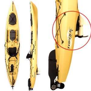  OCEAN KAYAK Torque Kayak with Rudder, Yellow Sports 