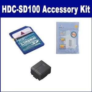 Panasonic HDC SD100 Camcorder Accessory Kit includes KSD2GB Memory 