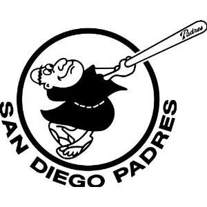  San Diego Padres MLB Vinyl Decal Sticker / 4 x 3.2 