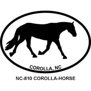  COROLLA HORSE Personalized Sticker Automotive
