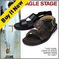 New Mens Handsomely Crossed Leather Strap Sandals