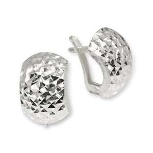  SilberDream earring Glamour, diamond cutted, 925 Sterling 