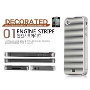  Decorated Aluminum Case for Iphone 4 Cell Phones 