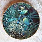 Miracles of the Rainforest BLUE CROWNED MOTMOTS LENOX Plate 1995 