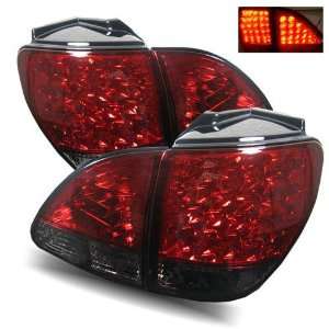  98 00 Lexus RX 300 Red/Smoke LED Tail Lights Automotive