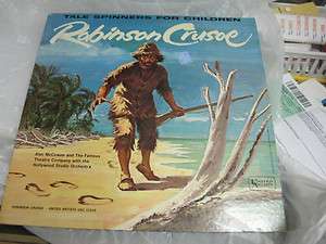 TALESPINNERS FOR CHILDREN ROBINSON CRUSOE STORY AND MUSIC RECORD LP 