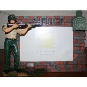   of Peace Sheriff Target Practice Picture Frame