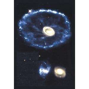  Vintage Art Cartwheel Galaxy   10709 x