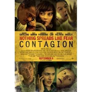  Contagion Regular Movie Poster Double Sided Original 27x40 