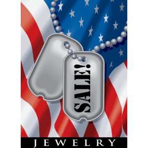  Jewelry Sale Dog Tags Sign