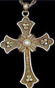 Vintage Sarah Coventry Signed 1975 LIMITED EDITION Peace Cross 