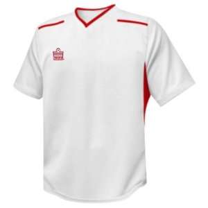   Admiral Munich Custom Soccer Jerseys WHITE/SCARLET YM 