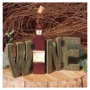 Hinged Wine Letters Hinged Wine Letters 