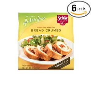 Schar Gluten Free Bread Crumbs, 8.8 Ounce Bags (Pack of 6)  