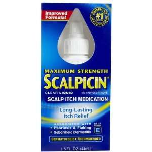  Scalpicin Maximum Strength Liquid Scalp Itch Treatment 