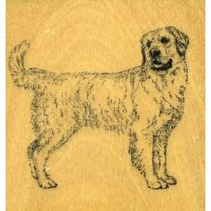  GOLDEN RETRIEVER Rubber Stamp Arts, Crafts & Sewing
