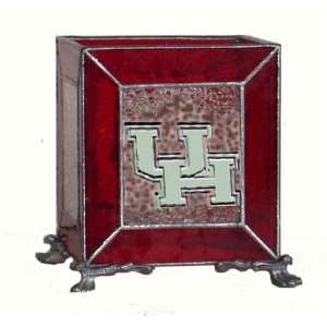  Houston Cougars Leaded Stained Glass Tea Light