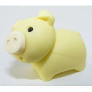  Yellow Pig Japanese Animal Erasers. 2 Pack Toys & Games