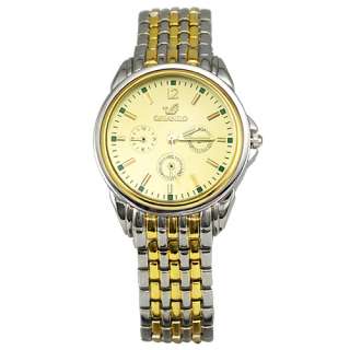 Little Dial Decoration Gent Mens Luxury Fashion Quartz Wristwatch 