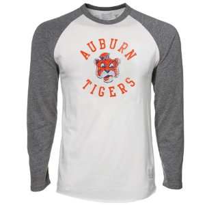  NCAA Original Retro Brand Auburn Tigers Cream Gray Long 