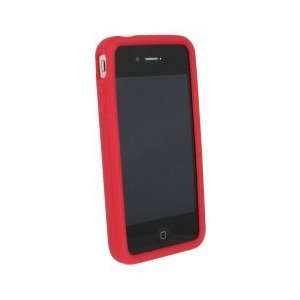  Red Silicone Sleeve for Apple iPhone 4 Cell Phones 