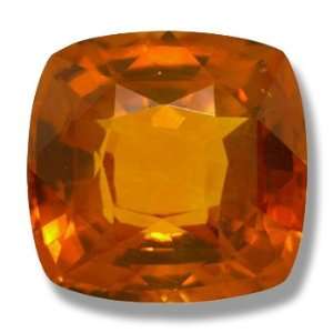    SA 689 16.12X13.29mm Cush Orange Sapphire Gemstone