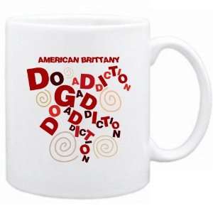    New  American Brittany Dog Addiction  Mug Dog