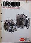 Parts Catalog QR9100 PTO Reference Catalog Muncie Power Products