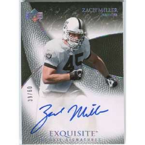   Collection Gold #102 Zach Miller Autograph /60 Sports Collectibles