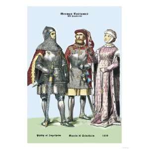  German Costumes Philip of Ingelheim and Martin of 
