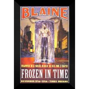  David Blaine Frozen in Time 27x40 FRAMED Movie Poster 