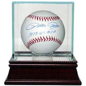  Autographed Pete Rose Baseball   Official Major League 1975WSMVP w 