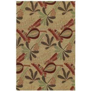Home and Porch Collection Tybee Linen Floral Outdoor Area Rug 3.00 x 5 