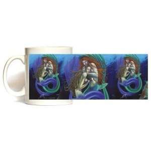   Sea Sisters Mermaid Coffee Mug DGH06MG By David Gough 