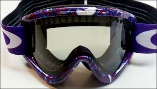 SEE PICS NEW Oakley Grenade Pro Frame Goggle Purple Frame/Light Grey 