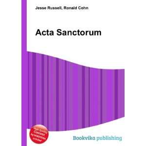  Acta Sanctorum Ronald Cohn Jesse Russell Books