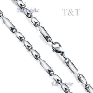 3mm Stainless Steel Chain Necklace Silver C71  