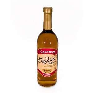 DaVinci Classic Caramel Syrup   750ml Bottle (Case of 12)  