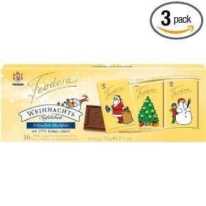 Feodora Christmas Tablets Window Pack, 2.5 Ounce Boxes (Pack of 3)