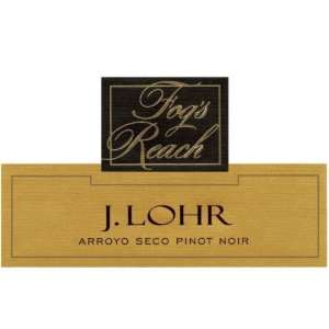  2010 J Lohr Fogs Reach Pinot Noir 750ml Grocery 