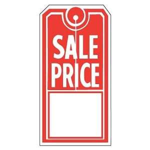  Retail Red/White Sale Slit Price Tags   2 3/8W X 4 3/4H 