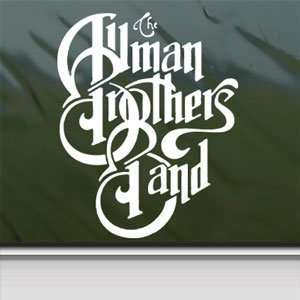  The Allman Brothers White Sticker Band Laptop Vinyl Window 